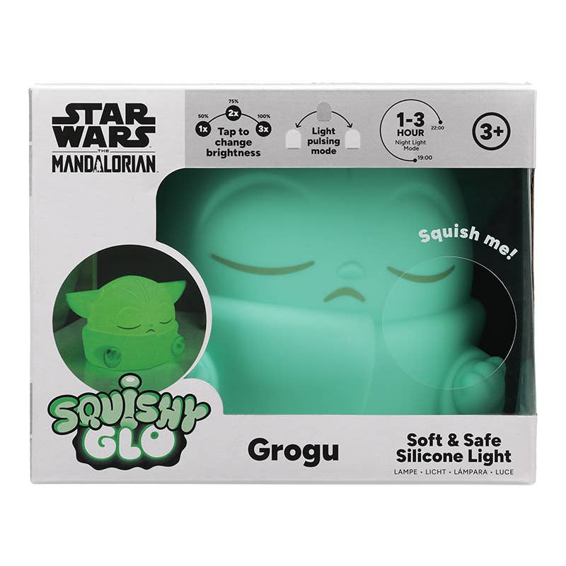Load image into Gallery viewer, Paladone Star Wars - Grogu SquishyGlo Silicone Light Rechargeable
