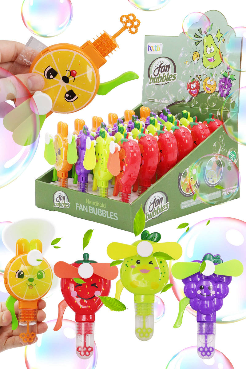 Load image into Gallery viewer, Cap Zone - Fruity Animals Bubble Wand 1Pc Manual Fan
