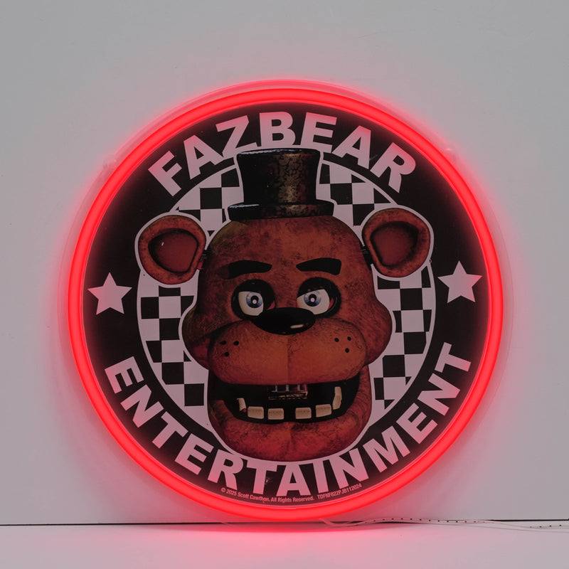 Load image into Gallery viewer, FNAF Fazbear Entertainment 11.6&quot; Light-Up Wall Art

