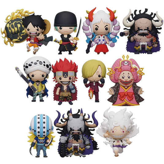 Monogram One Piece - Series 5 3D Figural Foam Bag Clip in Blind Bag