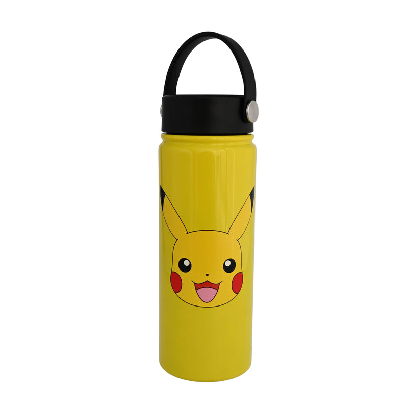 Load image into Gallery viewer, Pokemon Pikachu - Happy Face 20oz Stainless Steel Water Bottle
