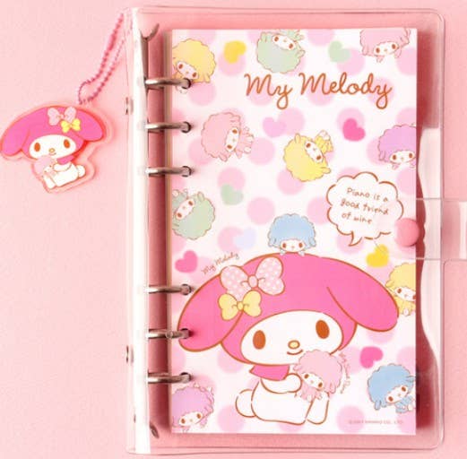 Load image into Gallery viewer, Sanrio - Perpetual Journal Planner NoteBook with Charm
