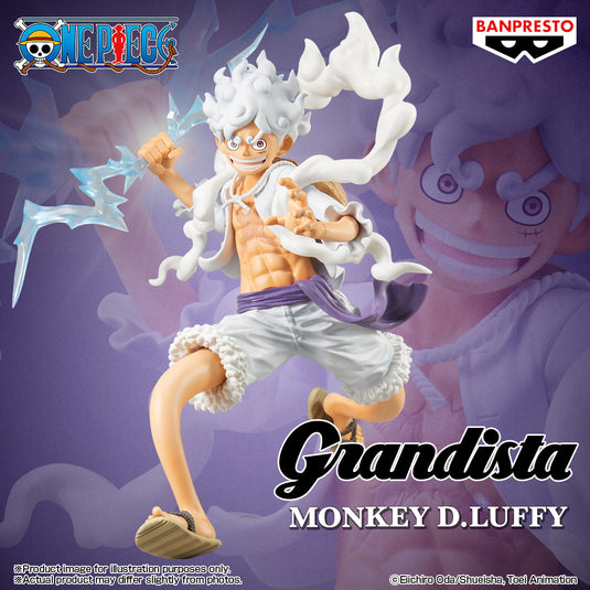 Banpresto One Piece Grandista - Special Edition Monkey D.Luffy Gear5 Figure