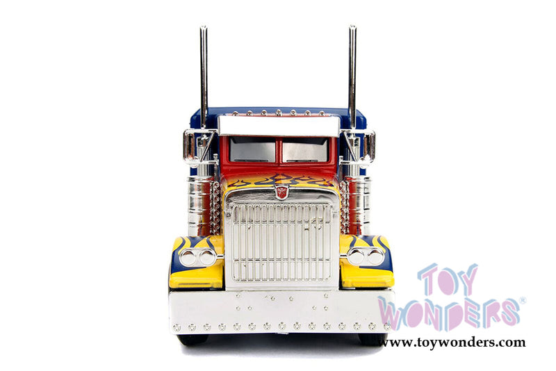 Cargue la imagen en el visor de la galería, Toy Wonders Hollywood Rides Transformers - Optimus Prime 1/24 Die Cast Vehicle
