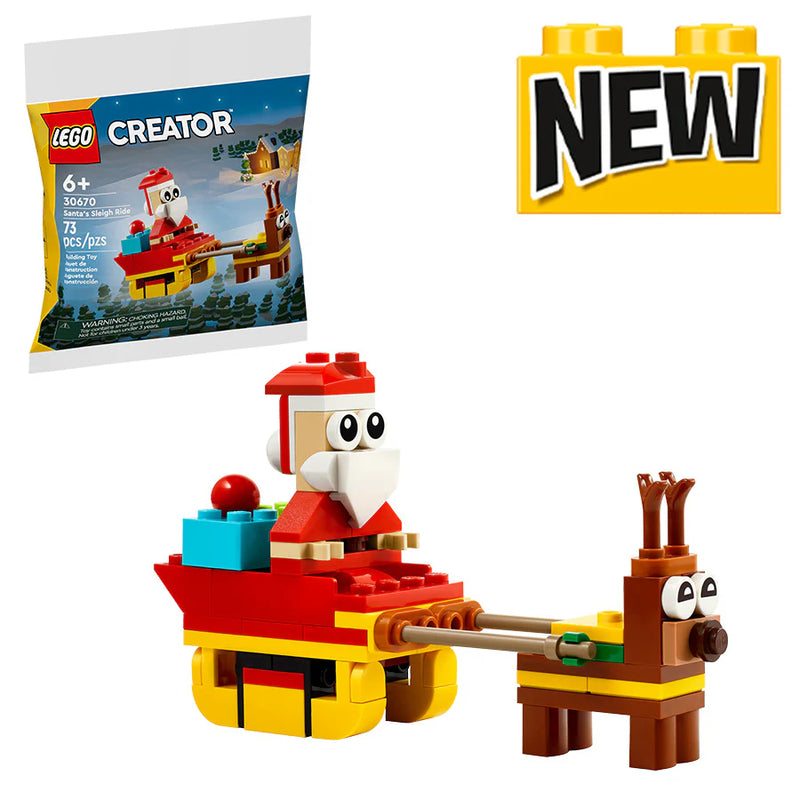 Load image into Gallery viewer, Lego: Santa&#39;s Sleigh Ride Impulse Bag Figure
