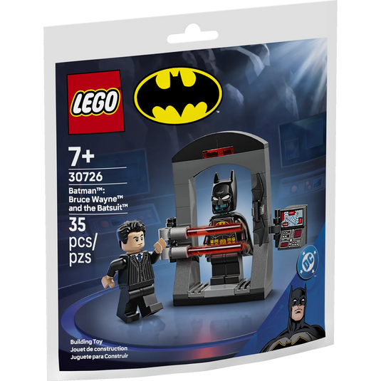 Lego: DC Comics Batman™- Bruce Wayne™ and the Batsuit™ Mini-Build Bag Figure
