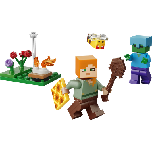 Lego: Minecraft - Alex's Campfire Conflict Mini-Build Bag Figure