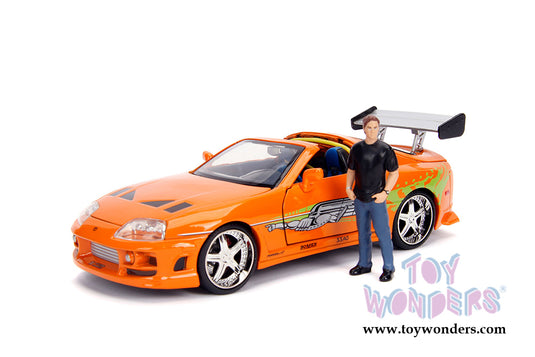 Hollywood Rides Fast & Furious - Toyota Supra with Brian Figure Jada Toys