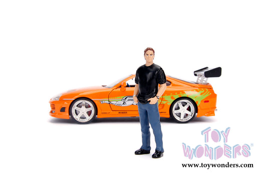 Hollywood Rides Fast & Furious - Toyota Supra with Brian Figure Jada Toys