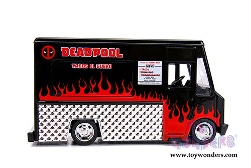 Cargue la imagen en el visor de la galería, Marvel Comics: Deadpool - Taco El Guero Black Truck Figure
