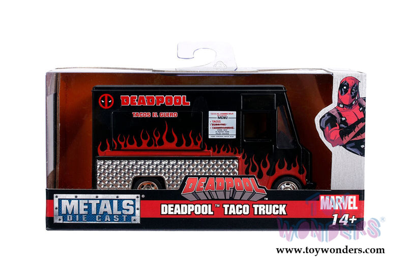 Cargue la imagen en el visor de la galería, Marvel Comics: Deadpool - Taco El Guero Black Truck Figure
