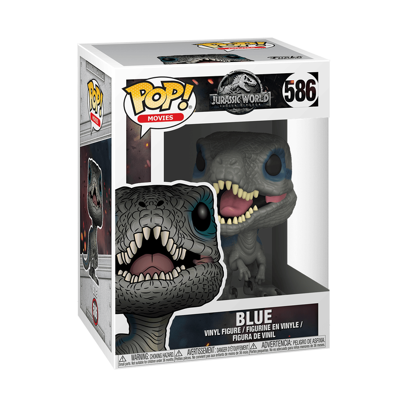 Load image into Gallery viewer, Funko POP! Movies: Jurassic World - Blue (Fallen Kingdom) Vinyl Figure
