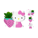 Hello Kitty - Strawberry Seated Pose Mini Ceramic Planter