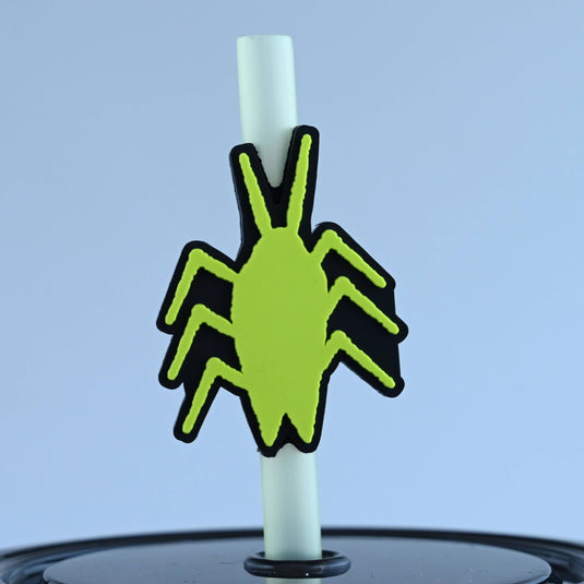 Beetlejuice Roach 24z Plastic Cold Cup w/ Lid & Topper Straw