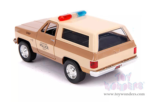 Hollywood Rides Stranger Things - 1980 Hopper's Chevrolet Blazer Hawkins Police Dept 1/32 Die-Cast Toy Car