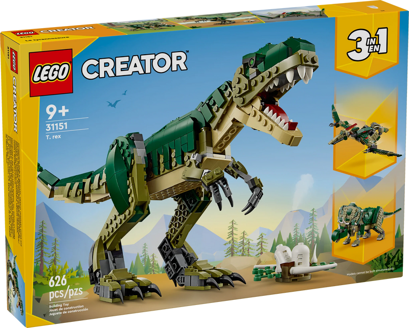 Lego: The Tyrannosaurus Rex - T. Rex Figure