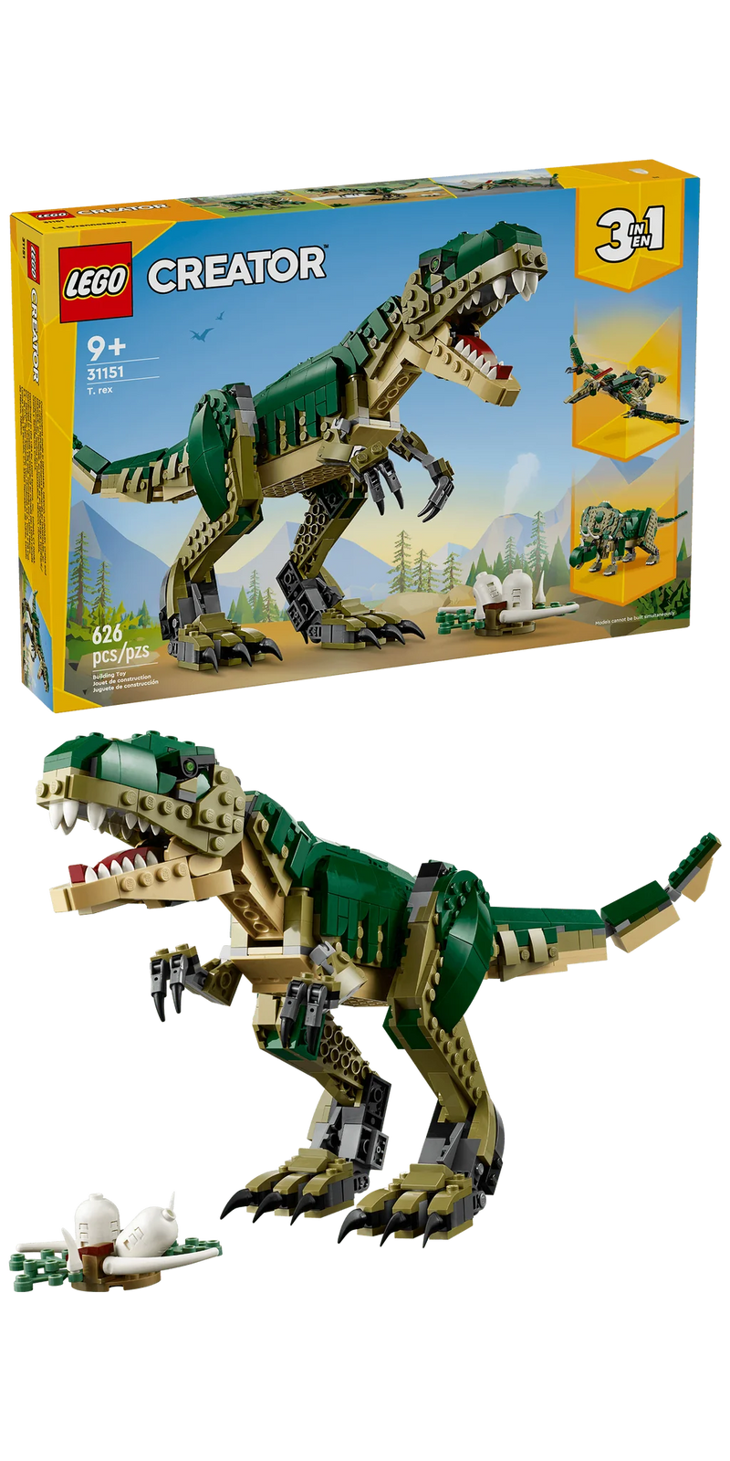 Lego: The Tyrannosaurus Rex - T. Rex Figure