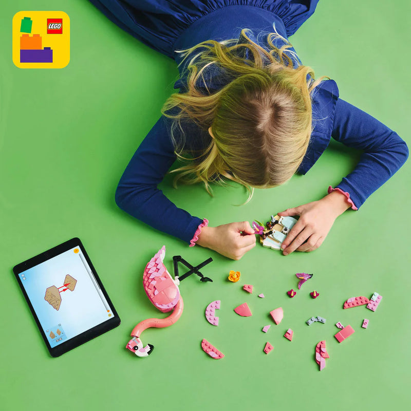 Load image into Gallery viewer, LEGO Wild Animals - Pink Flamingo Figure
