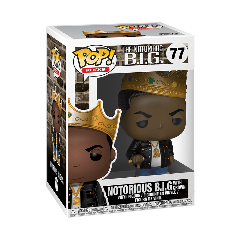 Cargue la imagen en el visor de la galería, ¡Funko POP! Rocas: The Notorious BIG - Notorious BIG con corona
