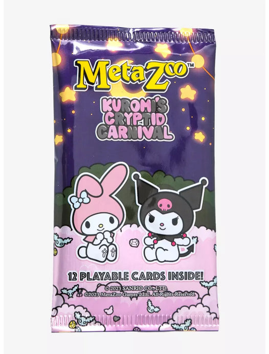 U.C.C. Distributing Sanrio Metazoo Kuromis - Cryptid Carnival 1 Single Booster Pack Trading Card