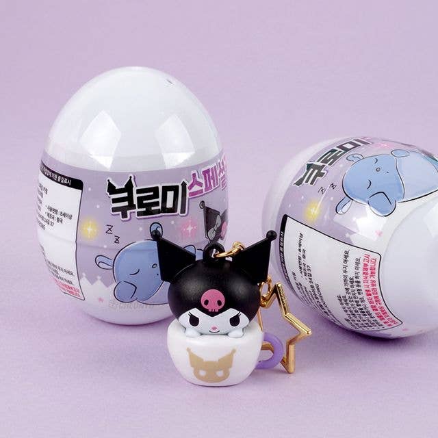 Cargue la imagen en el visor de la galería, Sanrio - Kuromi Characters KeyRing, Bag Charm Mystery Box
