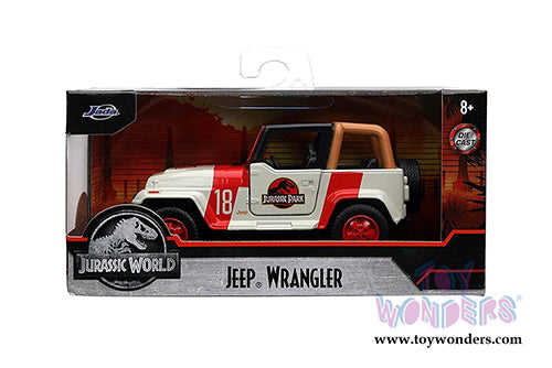 Hollywood Rides: Jurassic World - Jeep® Wrangler Diecast Jada Toys Figure