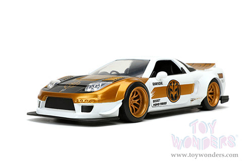 Toy Wonders Jada Toys Hollywood Rides - Honda NSX Type-R Japan Spec with White Ranger figure 1/24 Scale Diecast Model Car