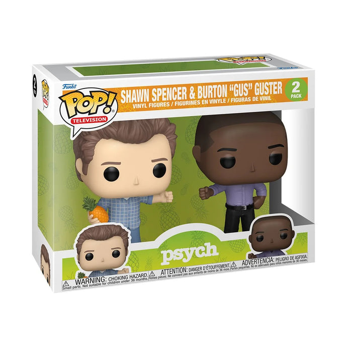 Funko POP! Television Psych - Shawn Spencer & Burton Gus Guster 2-Pack Vinyl Figure