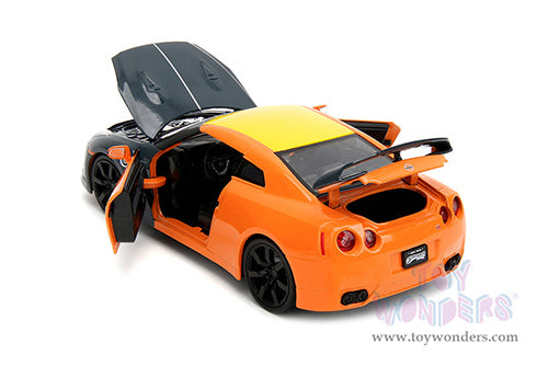 Cargue la imagen en el visor de la galería, Hollywood Rides: Nissan GT-R (R35) with Naruto Diecast Jada Toys Figure
