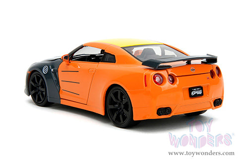 Cargue la imagen en el visor de la galería, Hollywood Rides: Nissan GT-R (R35) with Naruto Diecast Jada Toys Figure
