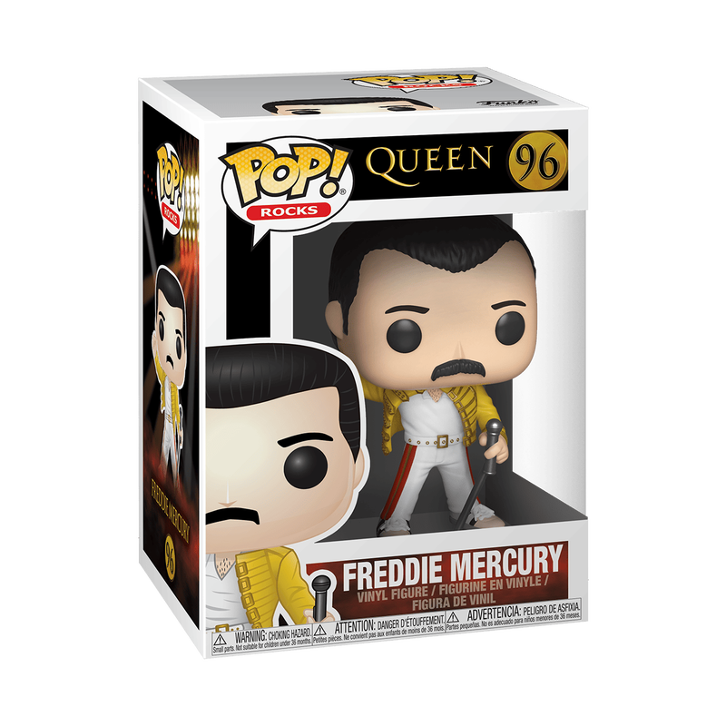 Load image into Gallery viewer, Funko POP! Rocks: Queen - Freddie Mercury (Wembley 1986)
