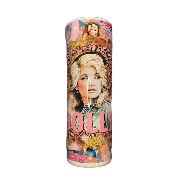 Dolly Parton Retro Skinny Tumbler