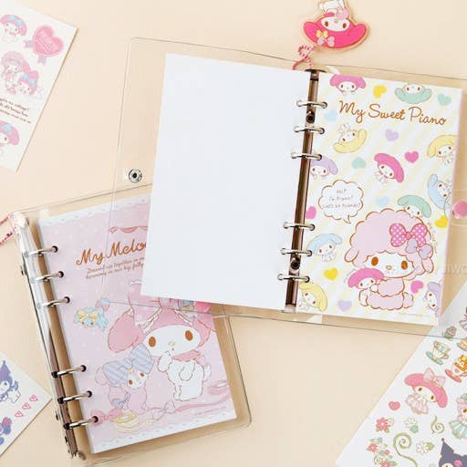 Load image into Gallery viewer, Sanrio - Perpetual Journal Planner NoteBook with Charm
