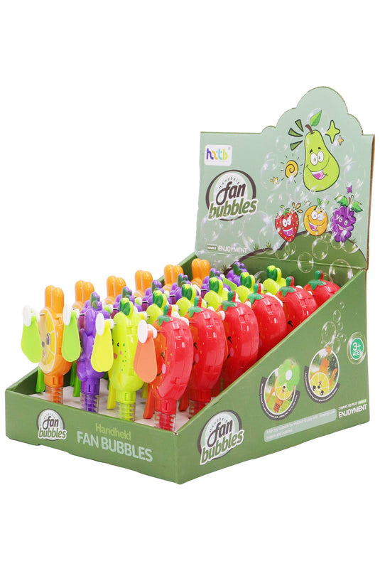 Cap Zone - Fruity Animals Bubble Wand 1Pc Manual Fan