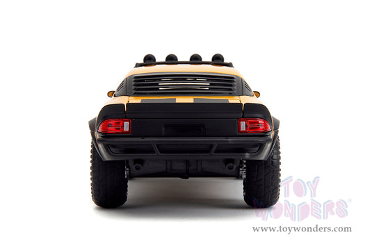 Toy Wonders Hollywood Rides Transformers 7 - 1977 Chevrolet® Camaro® Bumblebee with Transformers Diecast Statue 1/24 Die Cast Vehicle