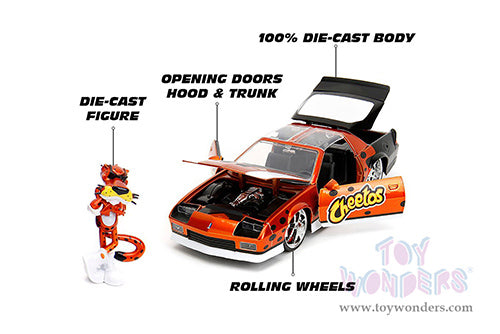 Jada Toys - Hollywood Rides: Chevrolet® Camaro® Diecast Z/28 with Chester Cheetah Figurine 1:24 Scale Car
