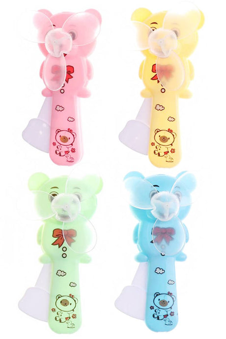 Teddy Bear Manual Pressure Hand-Held Fan (1 PIECE)