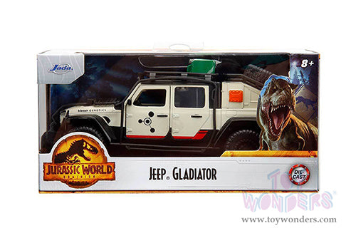 Cargue la imagen en el visor de la galería, Hollywood Rides: Jurassic World - Jeep® Gladiator Pickup Truck Diecast Jada Toys Figure

