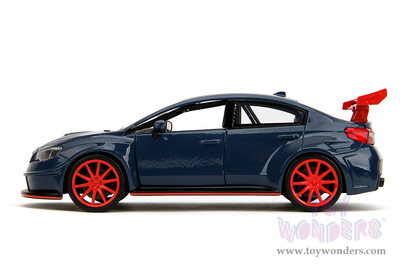 Cargue la imagen en el visor de la galería, Toy Wonders Hollywood Rides Jujutsu Kaisen - 2026 Subaru WRX STI Widebody with Yuji Itadori Diecast Figure
