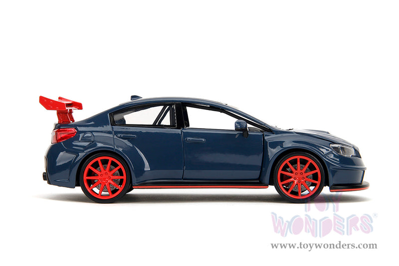 Cargue la imagen en el visor de la galería, Toy Wonders Hollywood Rides Jujutsu Kaisen - 2026 Subaru WRX STI Widebody with Yuji Itadori Diecast Figure
