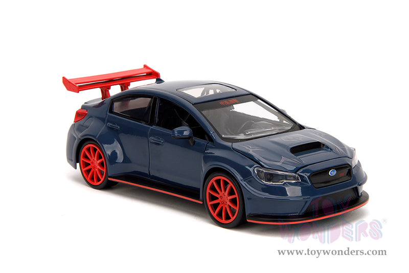 Cargue la imagen en el visor de la galería, Toy Wonders Hollywood Rides Jujutsu Kaisen - 2026 Subaru WRX STI Widebody with Yuji Itadori Diecast Figure
