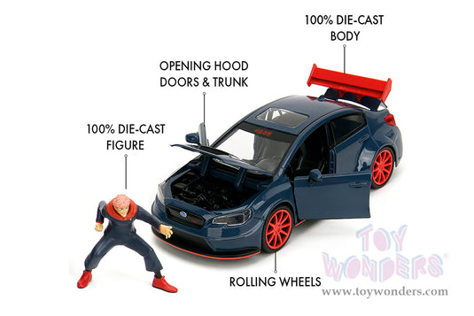 Toy Wonders Hollywood Rides Jujutsu Kaisen - 2026 Subaru WRX STI Widebody with Yuji Itadori Diecast Figure