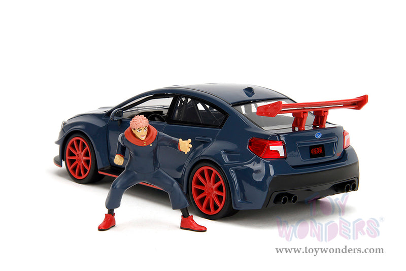 Cargue la imagen en el visor de la galería, Toy Wonders Hollywood Rides Jujutsu Kaisen - 2026 Subaru WRX STI Widebody with Yuji Itadori Diecast Figure
