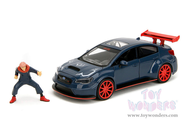 Cargue la imagen en el visor de la galería, Toy Wonders Hollywood Rides Jujutsu Kaisen - 2026 Subaru WRX STI Widebody with Yuji Itadori Diecast Figure
