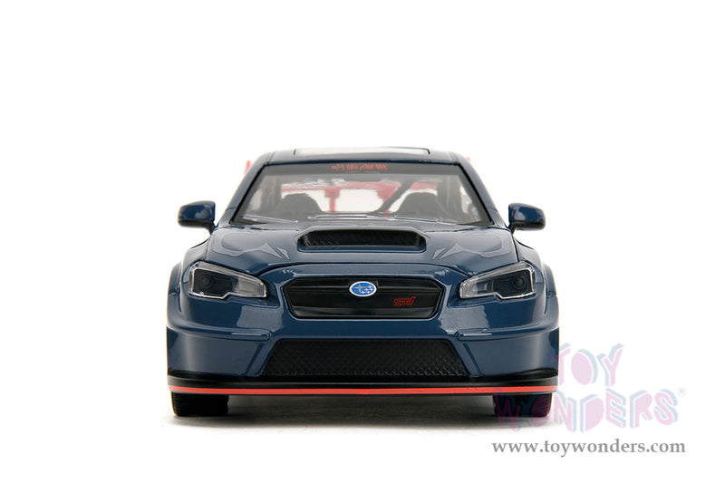 Cargue la imagen en el visor de la galería, Toy Wonders Hollywood Rides Jujutsu Kaisen - 2026 Subaru WRX STI Widebody with Yuji Itadori Diecast Figure
