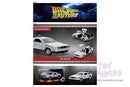 Hollywood Rides: Back To the Future 1 - 1:32 Scale Frost Brush Metal Time Machine Model Car