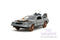 Hollywood Rides: Back To the Future 3 - 1:32 Scale Train Wheel Version Time Machine Model Car