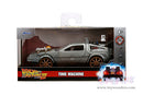 Hollywood Rides: Back To the Future 3 - 1:32 Scale Train Wheel Version Time Machine Model Car