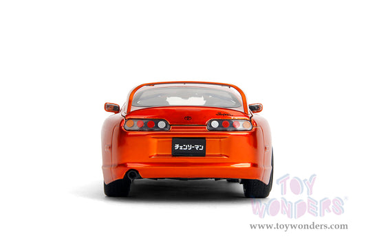 Hollywood Rides -"Chainsaw Man" 1995 Toyota Supra with Chainsaw Man Figure, Jada Toys