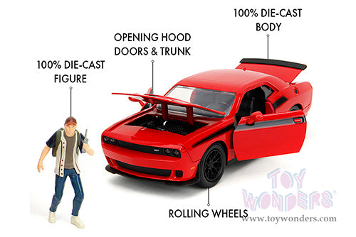 Chargez l&#39;image dans la visionneuse de la galerie, Hollywood Rides: Dodge Challenger SRT with Glenn The Walking Dead Diecast Jada Toys Figure
